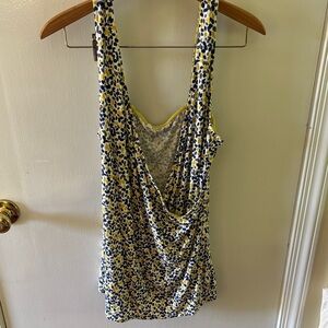 Boden V-Neck Wrap Tank Top, Size 14